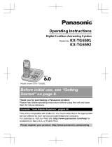 Panasonic KXTG6591T User manual