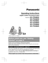 Panasonic KX-TG6641B User manual