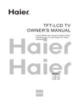 Haier L24B1180a User manual