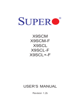 Supermicro X9SCM-F User manual