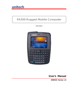 Unitech PA550 User manual