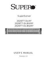 Supermicro SYS-2026TT-DLIBXRF User manual