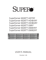 Supermicro SuperServer 6026TT-D6RF User manual
