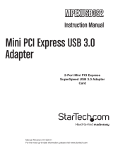 StarTech.com MPEXUSB3S2 User manual
