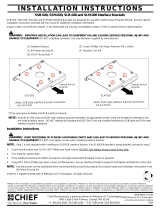 Chief RPMA020 Installation guide