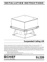 Chief PRJ-LIFT-UNIV Installation guide