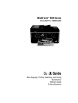Epson WorkForce 633 User manual