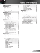 Optoma TW762 User manual