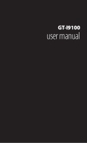 Samsung GT-I9100 User manual