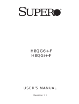 Supermicro H8QG6+-F User manual