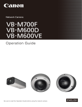 Canon VB-M600D User manual