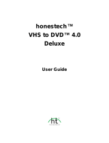 Honest Technology VHS to DVD 4.0 Deluxe User guide