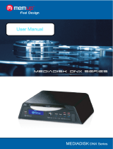 MEMUP MEDIADISK DNX 640GB User manual