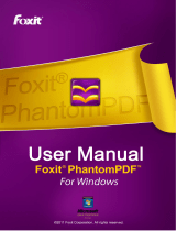 Foxit PhantomPDF Business, 1-4, FR User manual