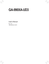 Gigabyte GA-970A-D3 User manual