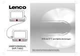 Lenco DVP-738 X 2 User manual