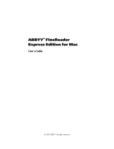 ABBYY FineReader Express f/ Mac, 1u, Box, ML User guide