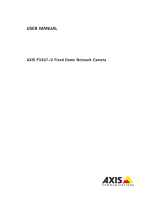 Axis Communications P3367-VE User manual