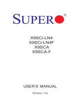 Supermicro X9SCi-LN4F User manual