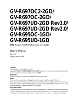 Gigabyte GV-R695UD-1GD User manual