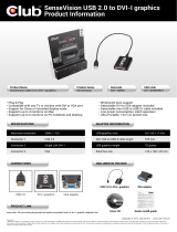 CLUB3D SenseVision USB2.0 to DVI-I Graphics Adapter Specification