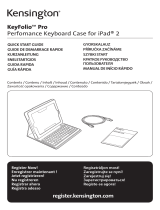 Kensington KeyFolio Keyboard Case User manual