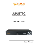 Lupus Electronics LE816 Plus User manual