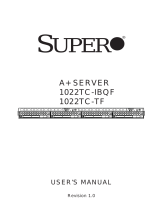 Supermicro 1022TC-TF User manual