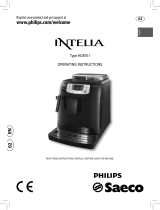 Philips Coffee machine Operating instructions