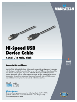 Manhattan Hi-Speed USB Device Cable Datasheet
