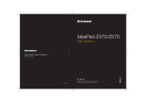 Lenovo Z575 User manual