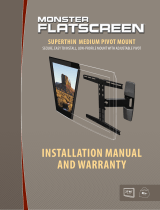 Monster FlatScreen Pivot Mount Up to 46” Screens Installation guide