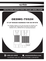 Axxess OESWC-7552H Installation guide