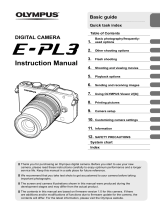 Olympus E-PL3 + EZ-M1415 User manual