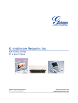 Grandstream Networks GXV300X User manual