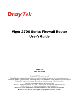 Draytek Vigor2700G User manual