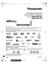 Panasonic DMR-BWT700 Owner's manual