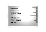 Toshiba SDP75SWB Owner's manual