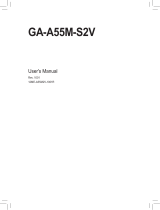 Gigabyte GA-A55M-S2V Owner's manual