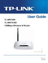 TP-LINK TL- WR740N User manual