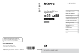 Sony SLT-A33 User manual