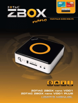Zotac ZBOX nano VD01 PLUS User manual