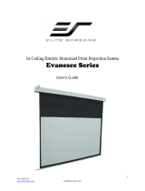 Elite Screens Evanesce B Series User manual