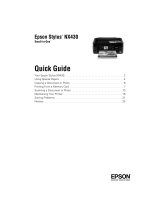 Epson NX430 User guide