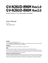 Gigabyte GV-N26UD-896M User manual