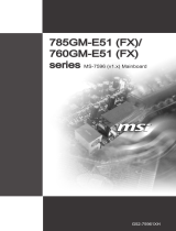 MSI 760GM-E51 (FX) User manual