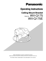 Panasonic WV-Q175E Operating instructions