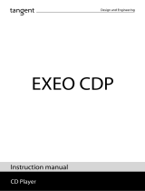 Tangent Exeo CDP Owner's manual