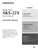 ONKYO SKS-22 Owner's manual