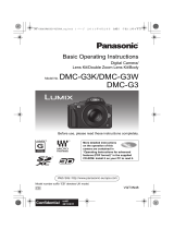 Panasonic DMC-G3K Owner's manual
